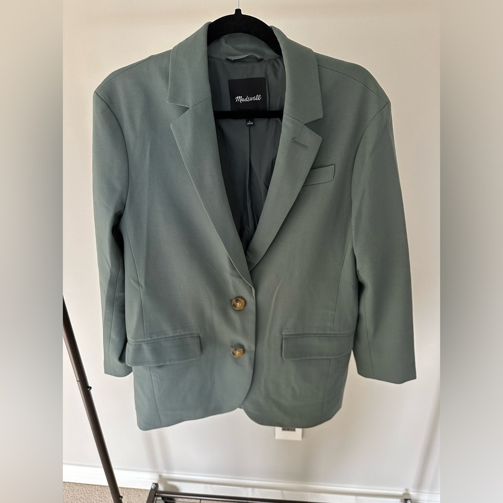 Madewell Blazer Architect Green size M